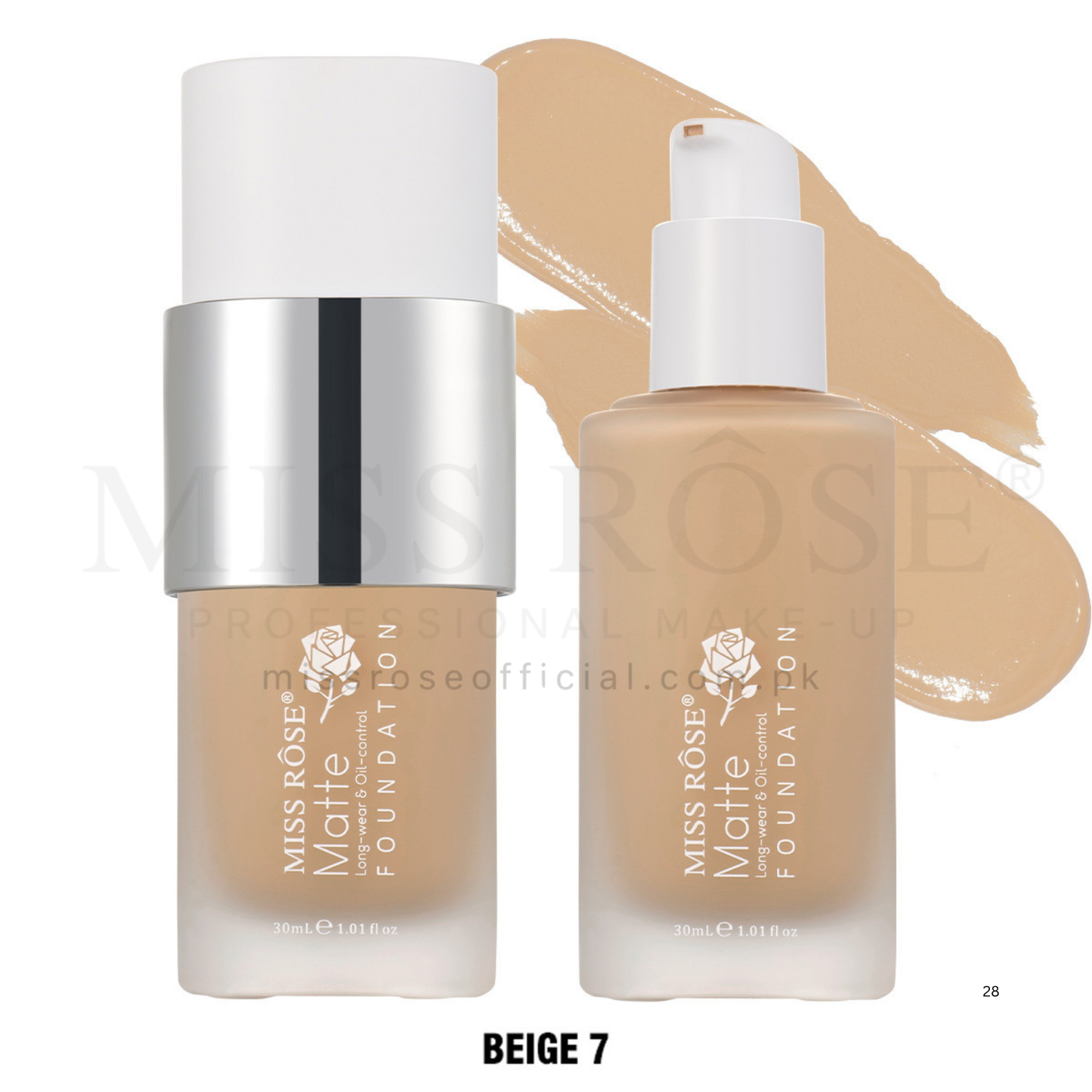 Matte Foundation Long Wear & Oil Control