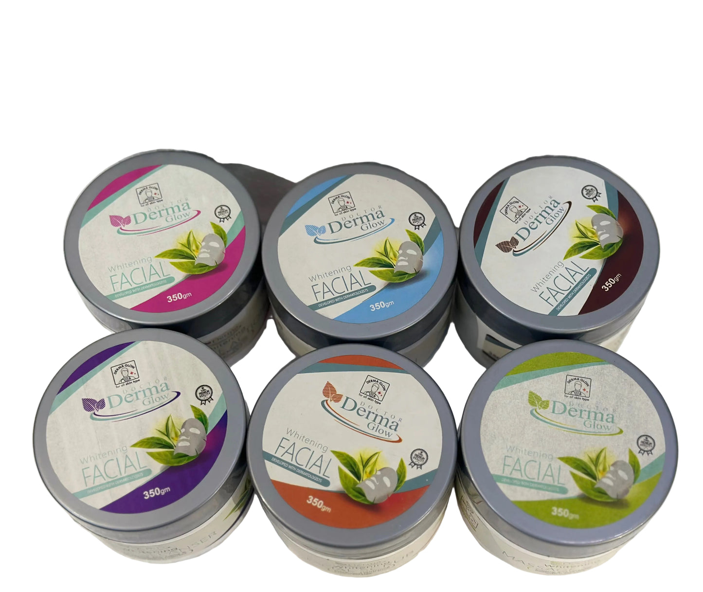 Derma Glow Whitening Herbal Facial Complete Facial For Your Skin (6 Step Kit)