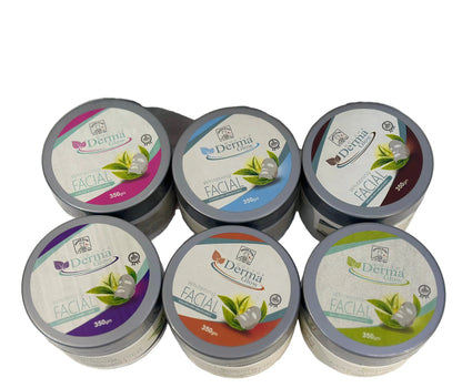 Derma Glow Whitening Herbal Facial Complete Facial For Your Skin (6 Step Kit)