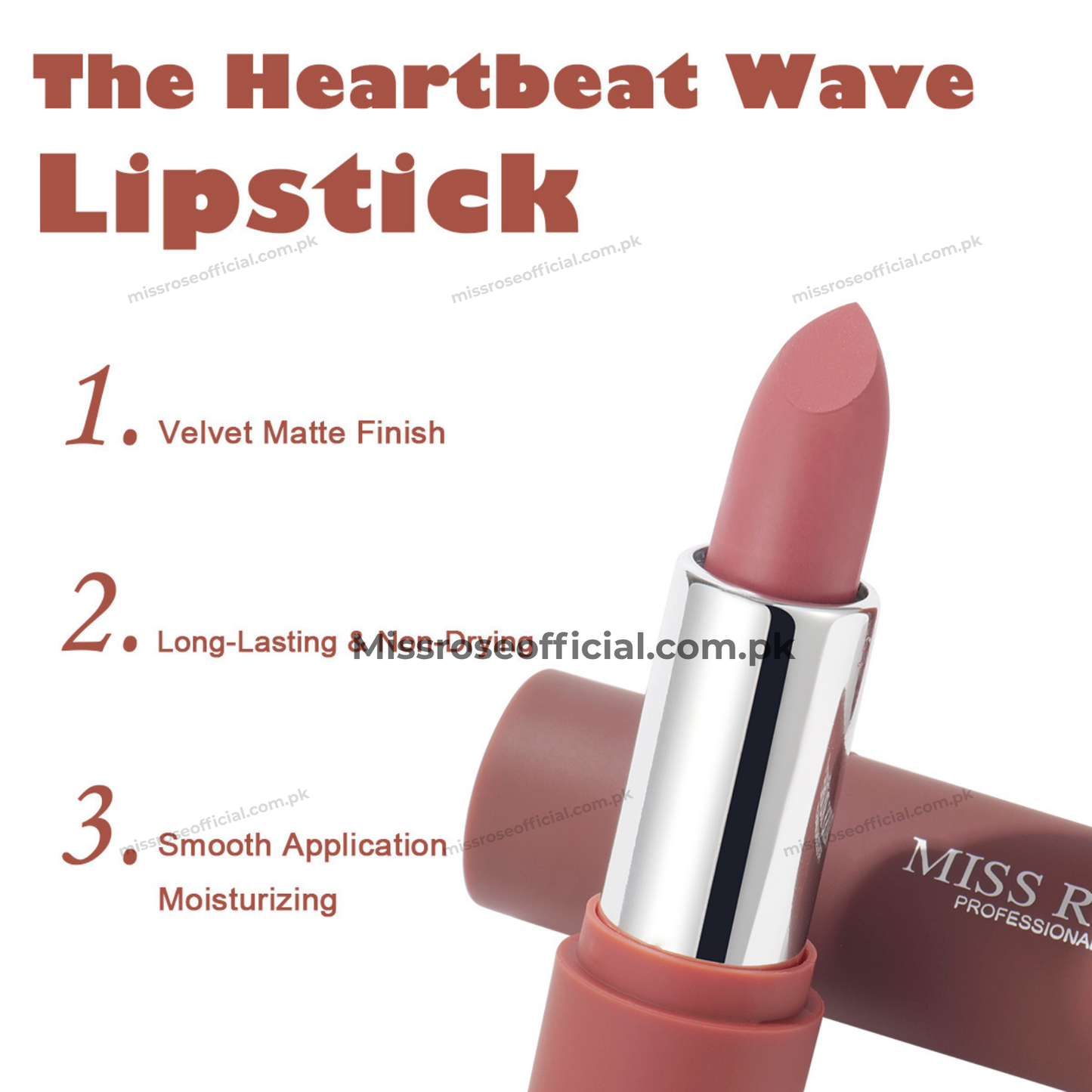 MISS RÔSE® The Heartbeat Wave Lipstick