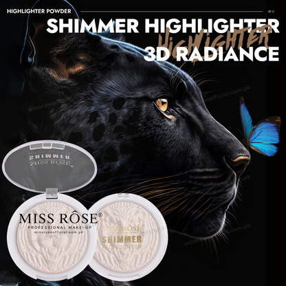 MISS RÔSE® New 3D Shimmer Highlighter (Panther)