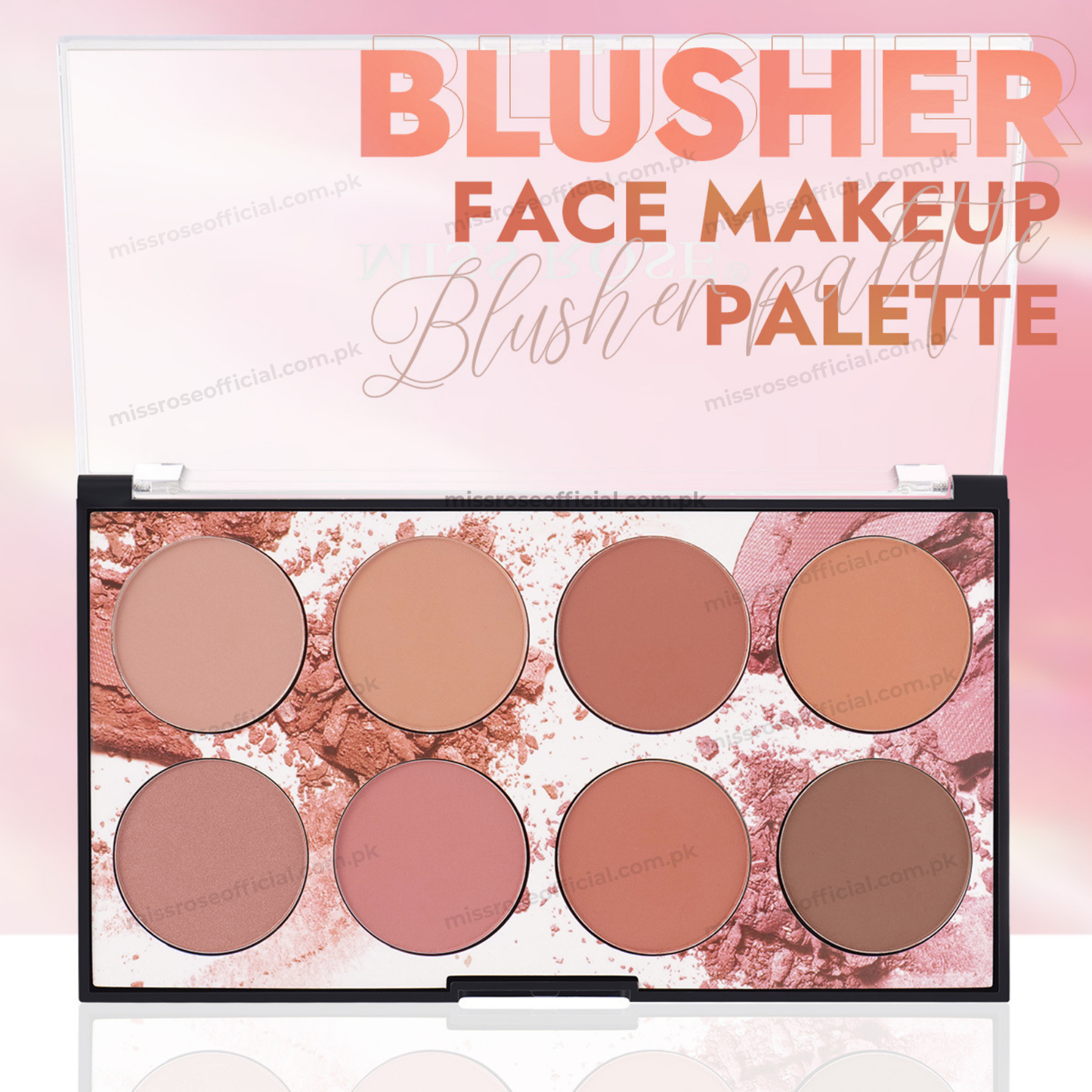 Miss Rose 8 Color Blush Palette
