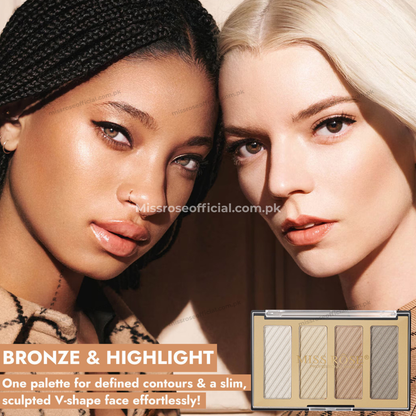 MISS RÔSE® 4 Color Bronze & Highlight Kit