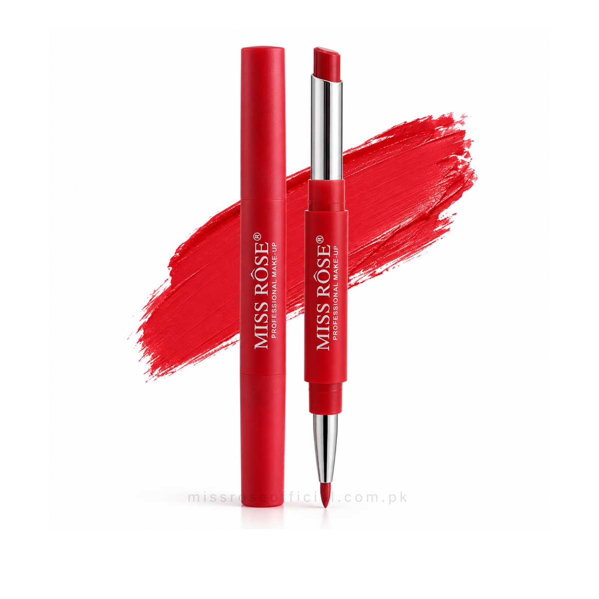 Dual Ended Lip Liner & Lipstick (Red)