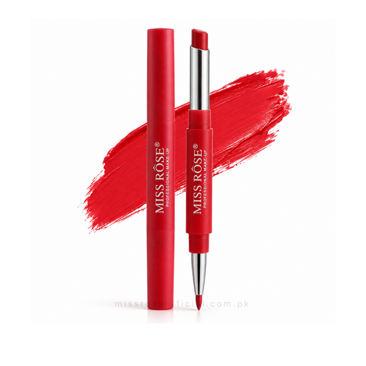 Miss Rose 2 in 1 Lipstick and Lipliner (Red)