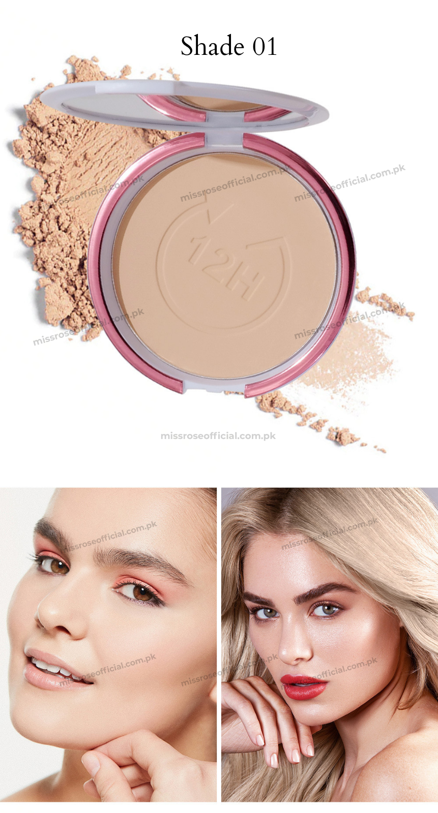 Miss Rose Moisture Whitening Two-Way Cake
