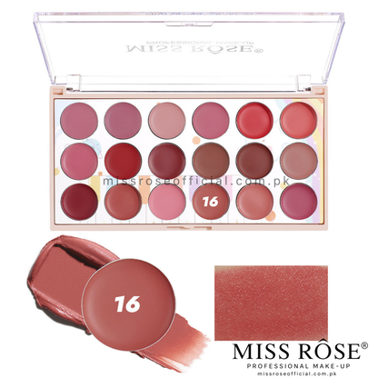 Miss Rose 18 Color Lipstick Kit (NEW)