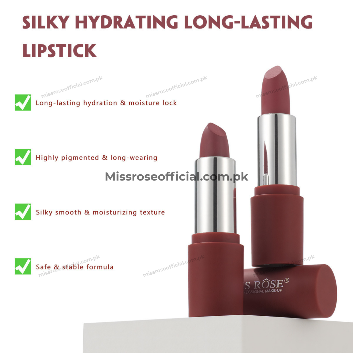 MISS RÔSE® The Heartbeat Wave Lipstick