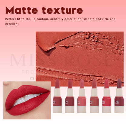 Azure Sky & Vermilion Lipstick