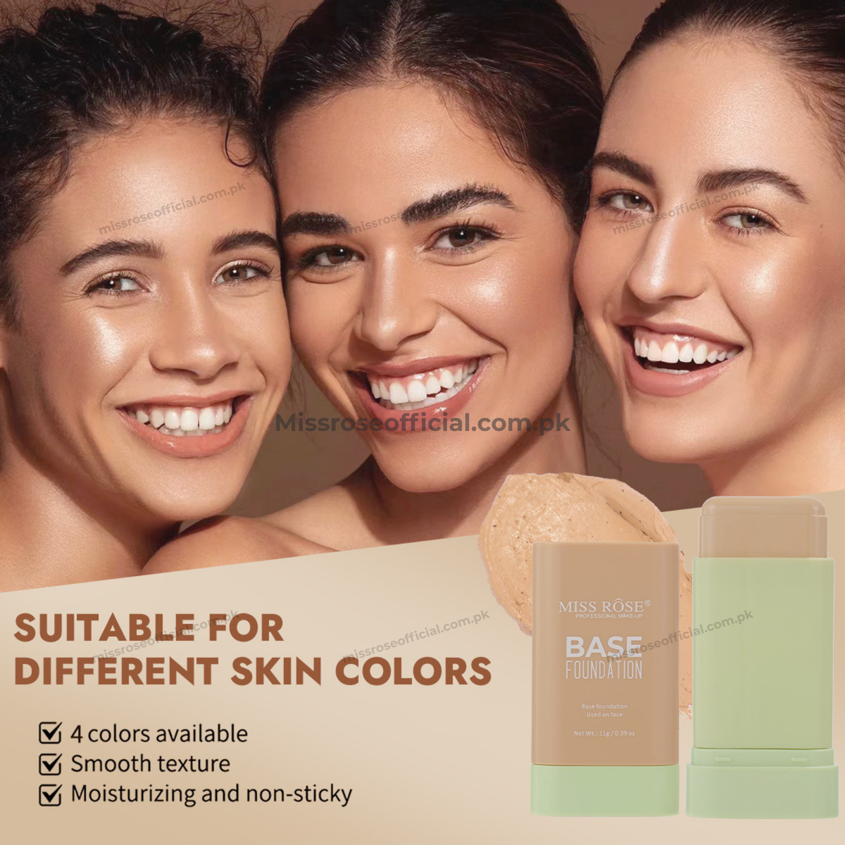 Miss Rose Base Foundation Stick