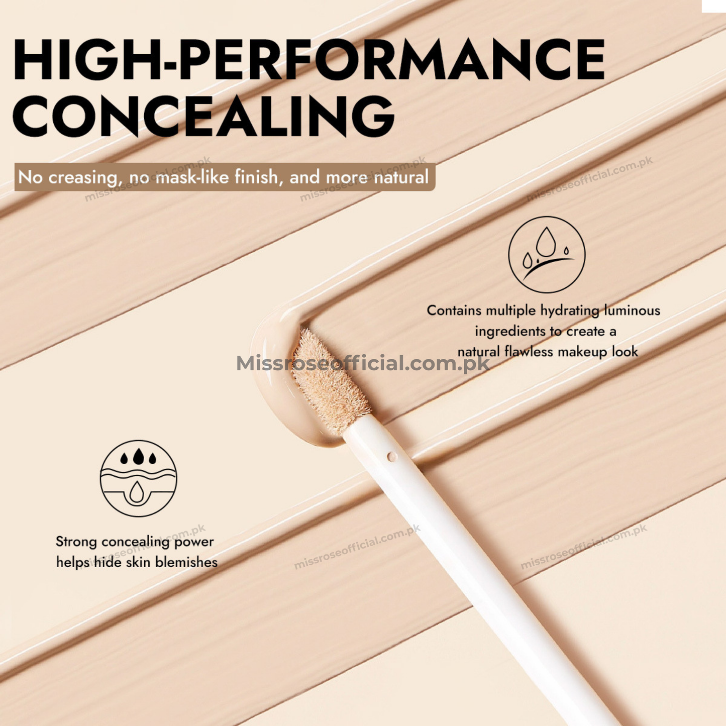 MISS RÔSE® Hold Makeup Concealer