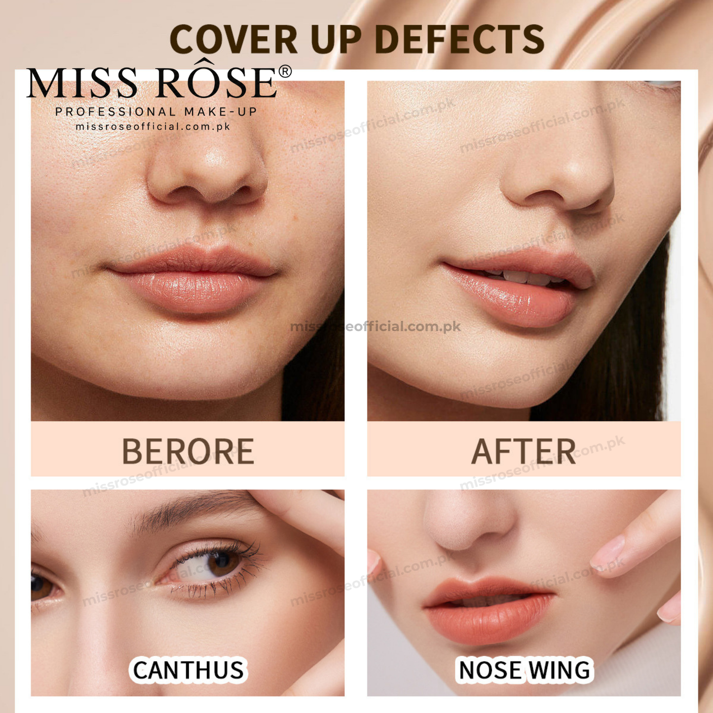 MISS RÔSE® Super Docile Foundation