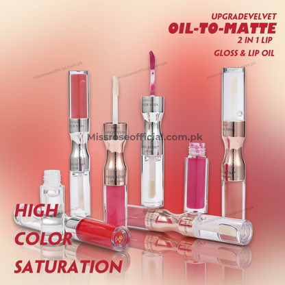 Lip Gloss & Lip Oil 2-in-1