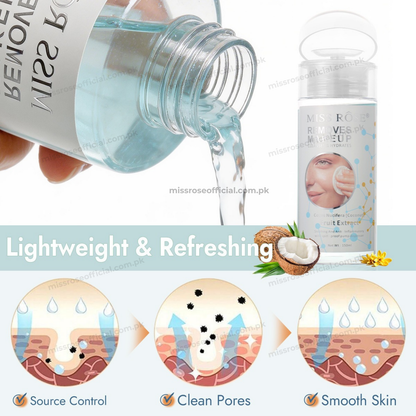 Miss Rose Makeup Remover Cleanses & Hydrates