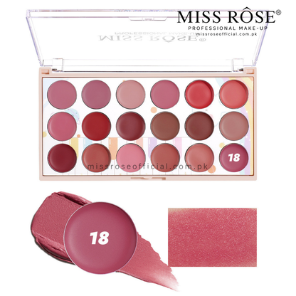Miss Rose 18 Color Lipstick Kit (NEW)