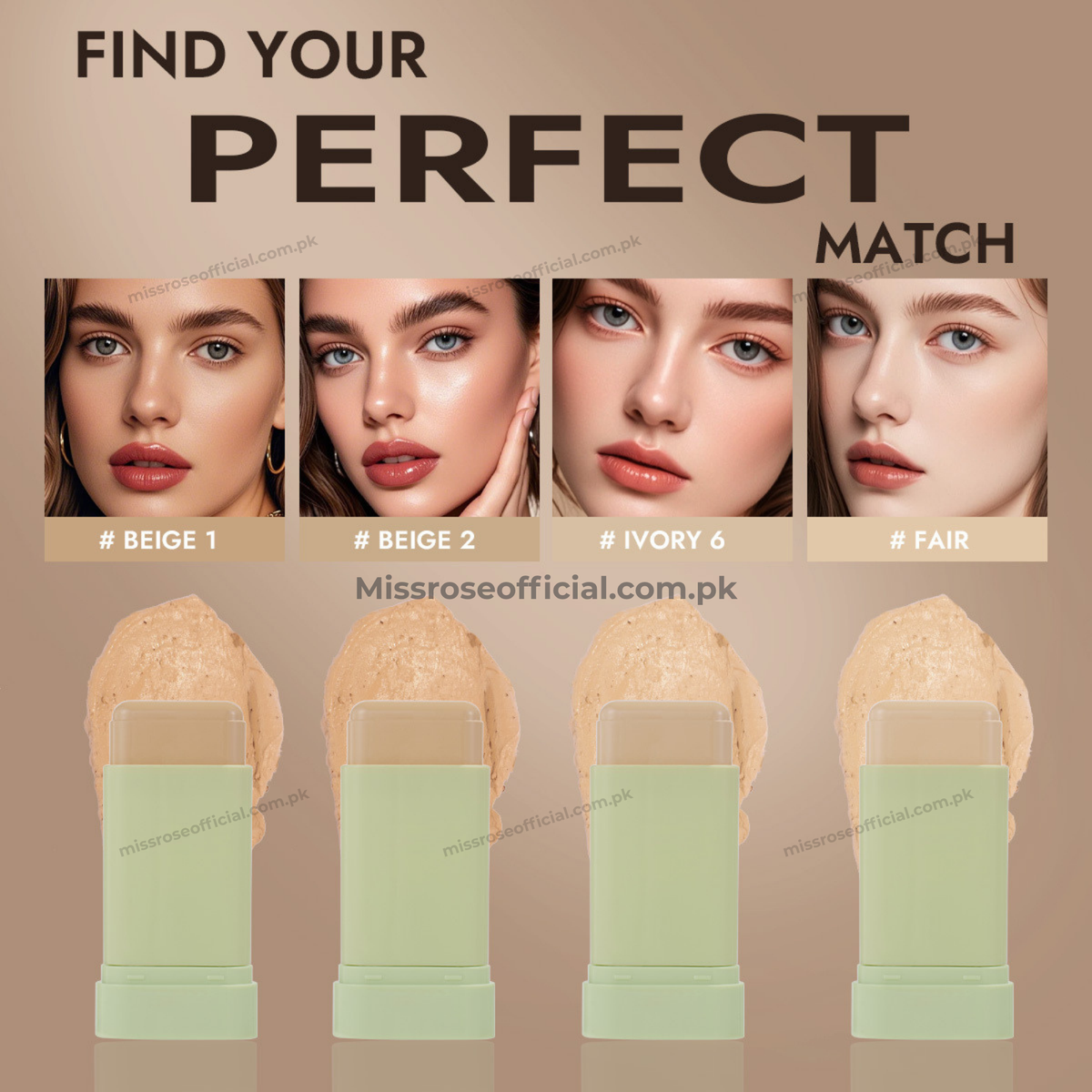 Miss Rose Base Foundation Stick