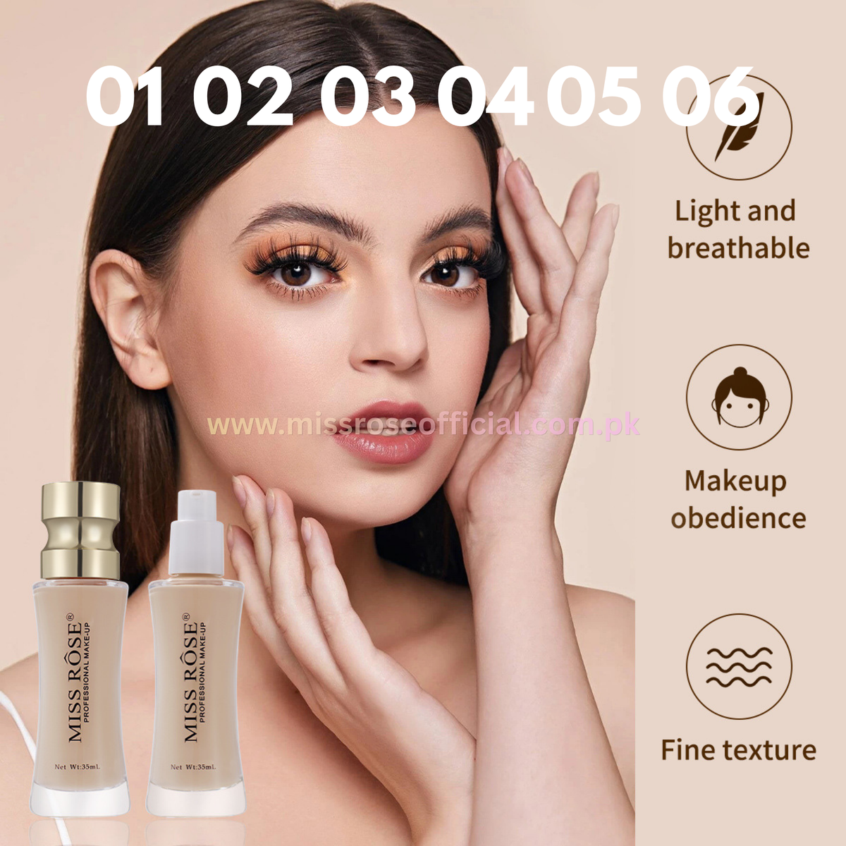 Unique Double Wear Liquid Foundation