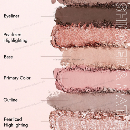 MISS RÔSE® 40-Color Eyeshadow Palette