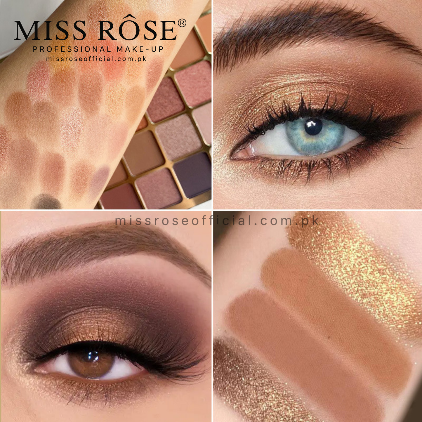 MISS RÔSE® 40-Color Matte/Shimmer Palette