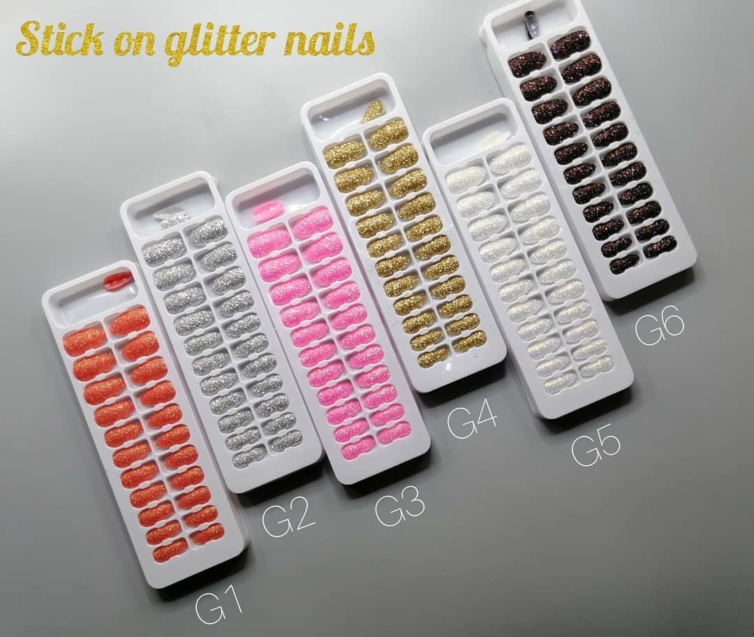 Miss Rose Fashion Glitter Nails
