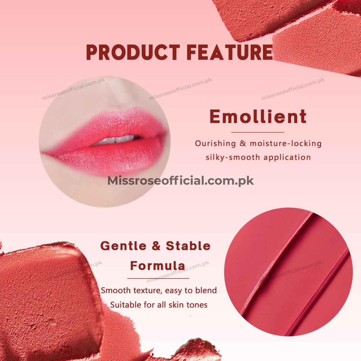 MISS RÔSE® The Heartbeat Wave Lipstick