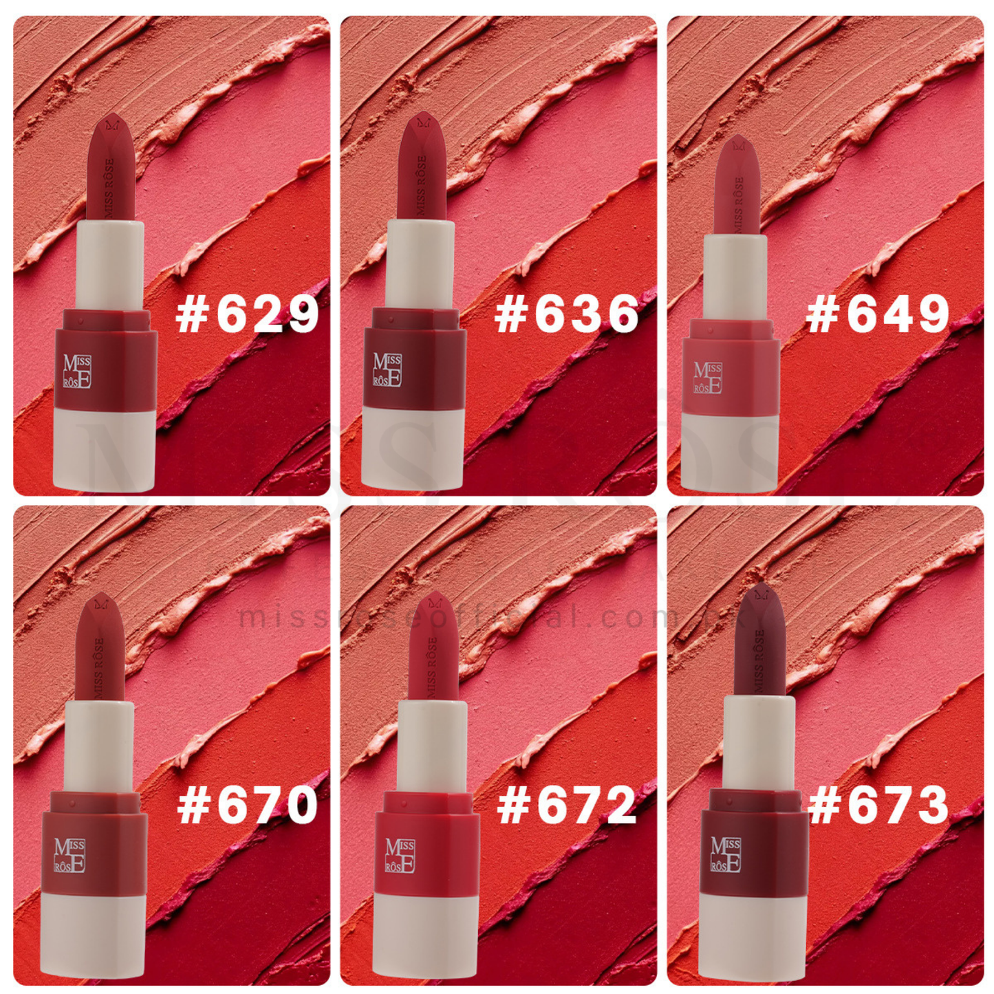 Azure Sky & Vermilion Lipstick