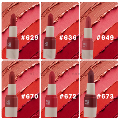Azure Sky & Vermilion Lipstick