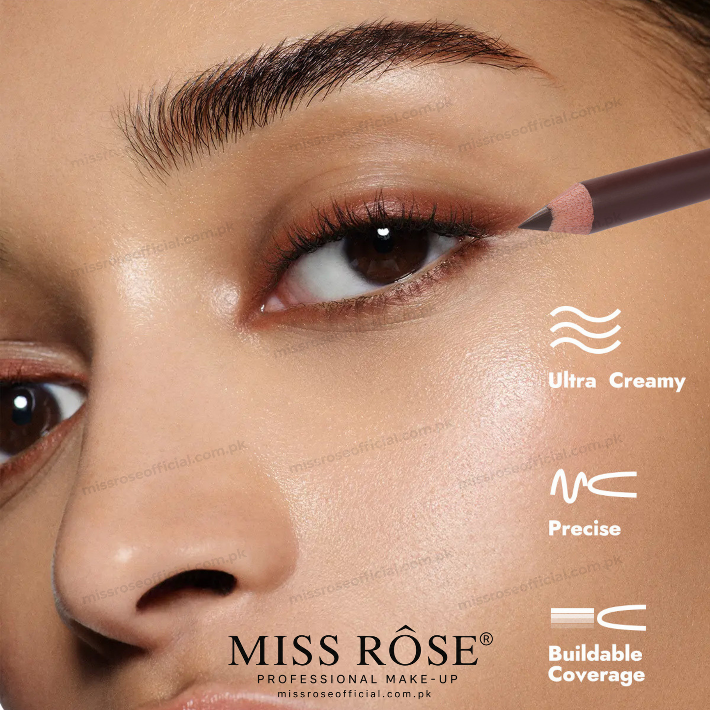 MISS ROSE® All-In-One Eyeliner / Eyebrow Pencil