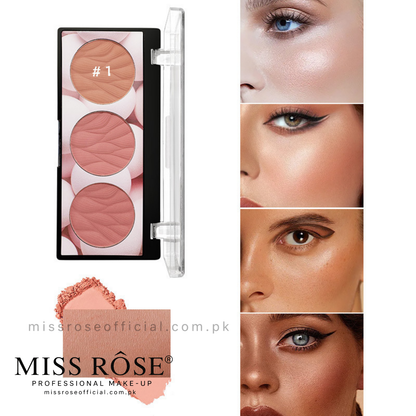 Miss Rose® 3 Color Blush