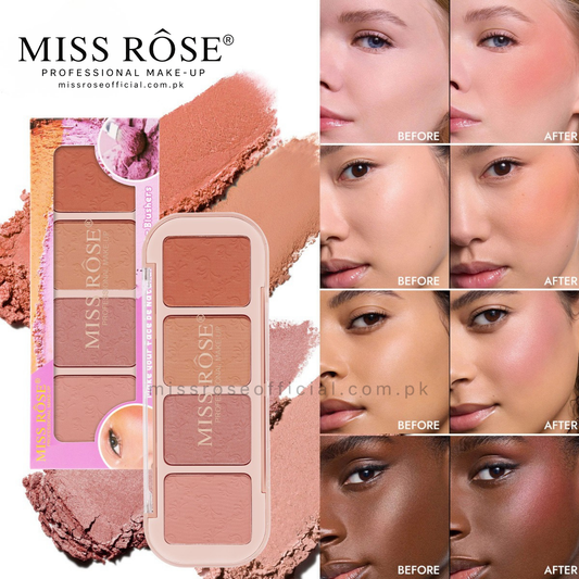 Miss Rose 4 Color Blushers