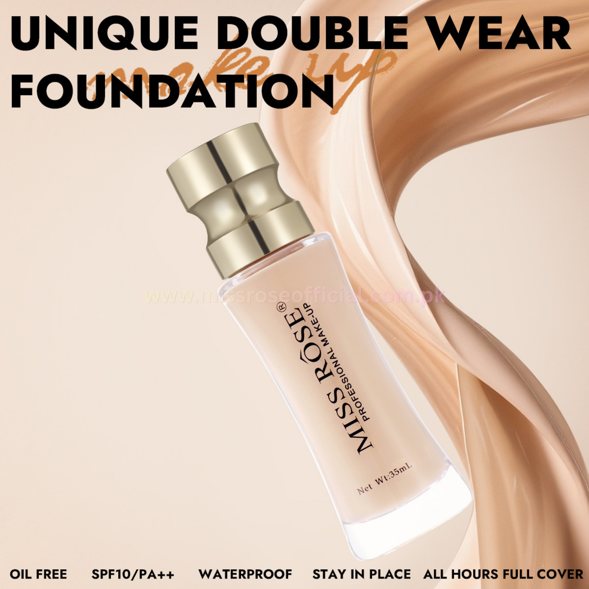 Unique Double Wear Liquid Foundation