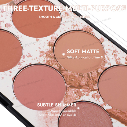 Miss Rose 8 Color Blush Palette