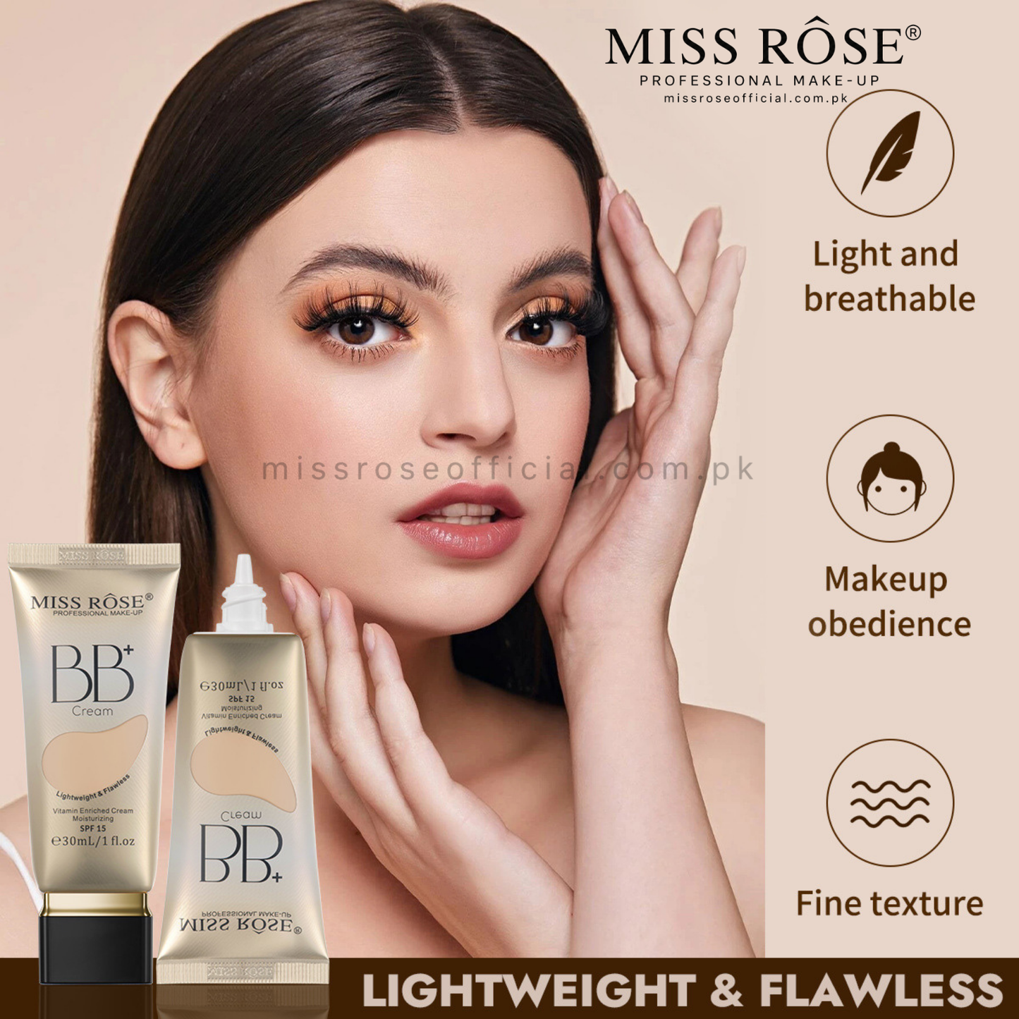 MISS RÔSE® BB+ Cream