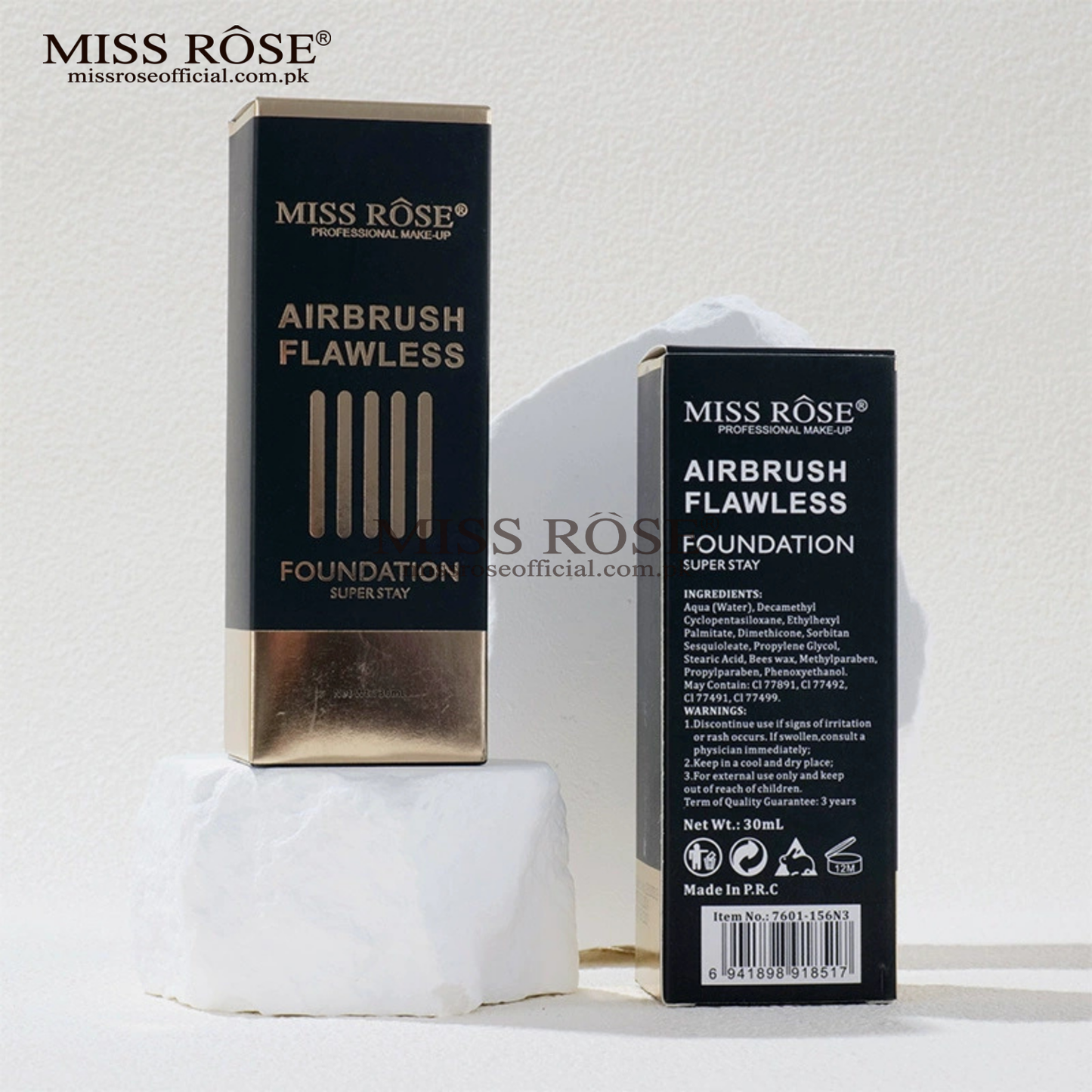 Miss Rose®  AirBrush Flawless Liquid Foundation