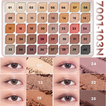 MISS RÔSE® 40-Color Eyeshadow Palette