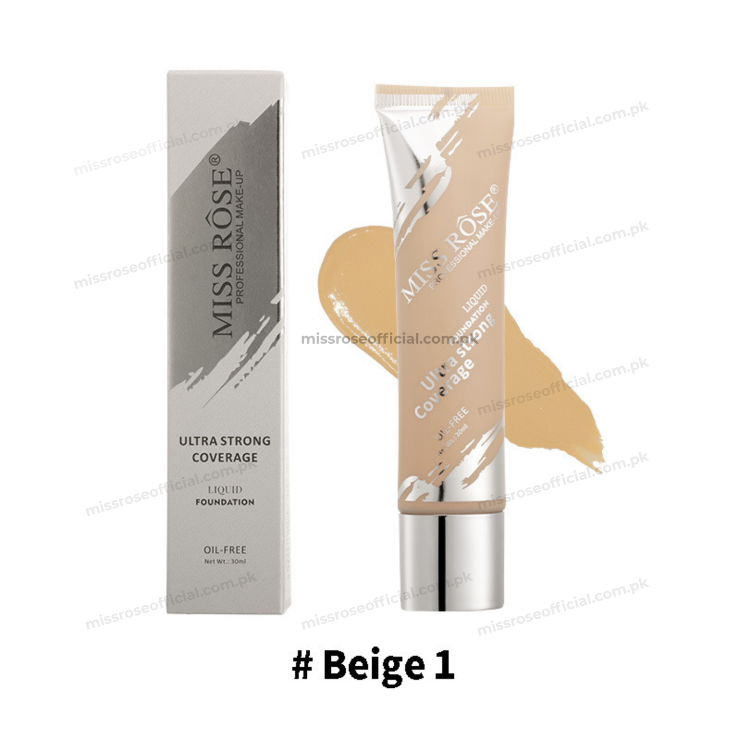 MISS RÔSE® Ultra Strong Coverage Liquid Foundation