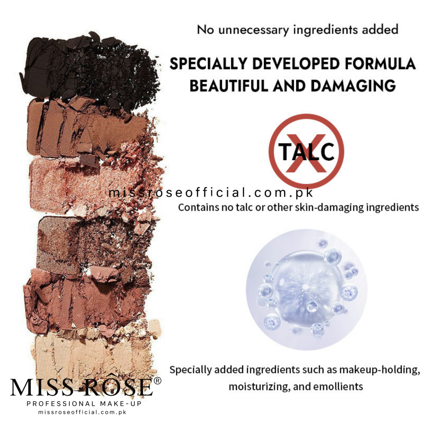 MISS RÔSE® 40-Color Matte/Shimmer Palette