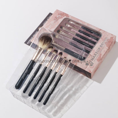 Miss Rose 6 Piece Marble Makeup Brush set