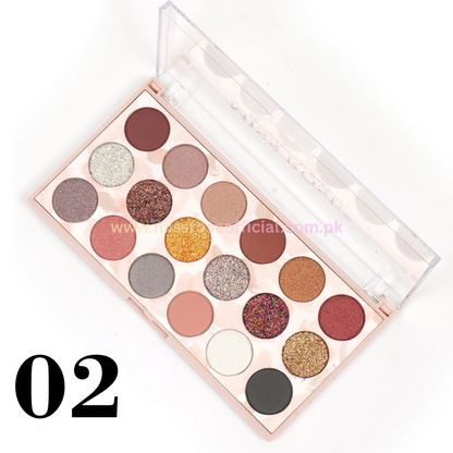 Eyeshadow & Glitter Palette 18 Colors