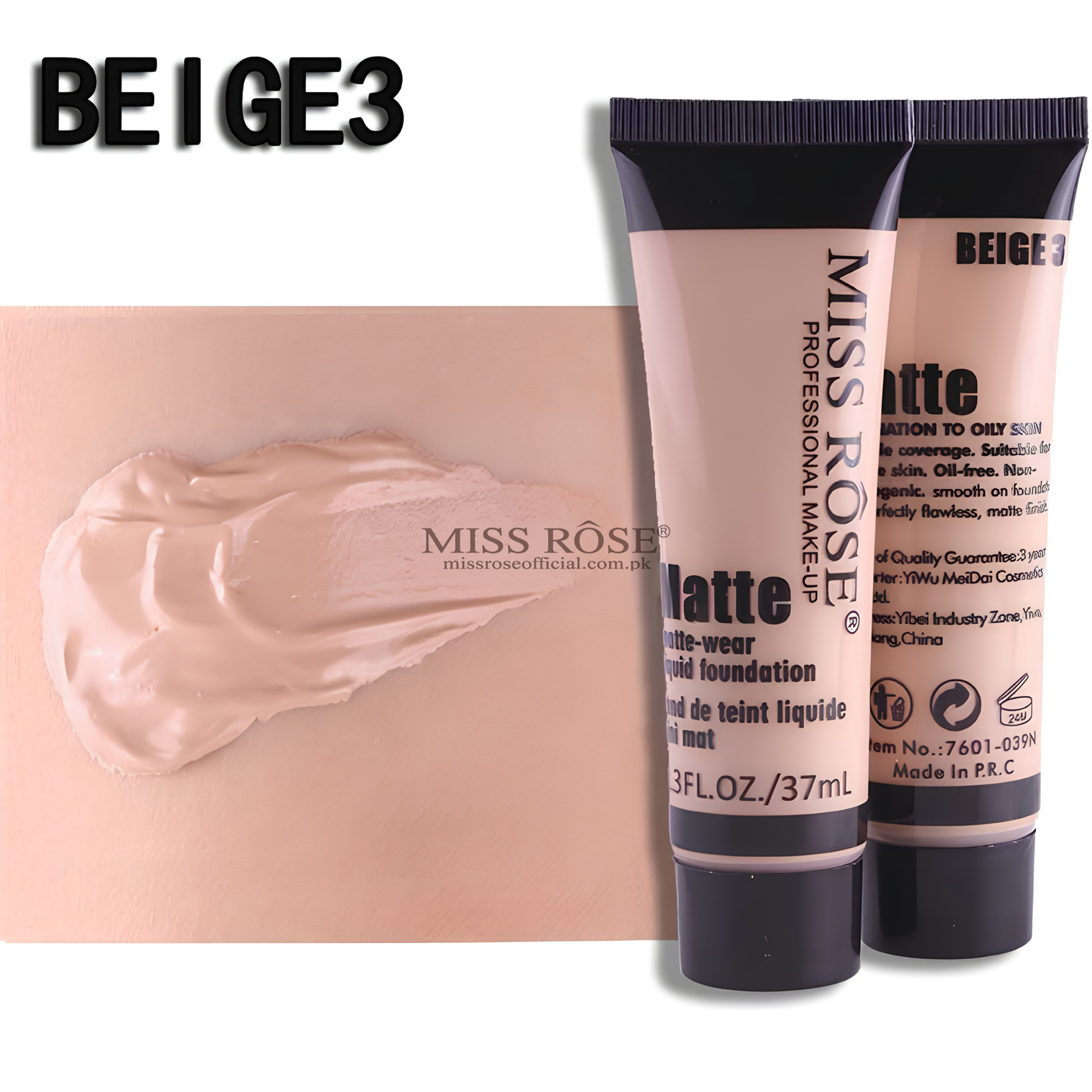 Miss Rose Full Coverage Matte Foundation
