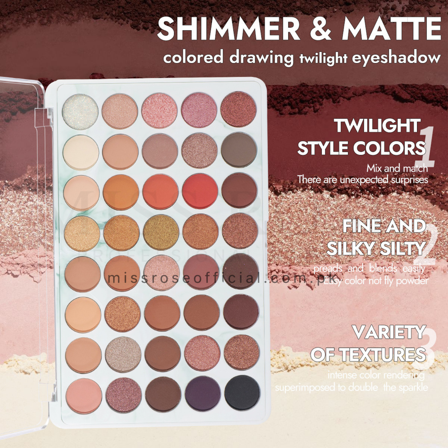 VAN GOGH 40 Color Eyeshadow Palette
