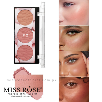 Miss Rose® 3 Color Blush