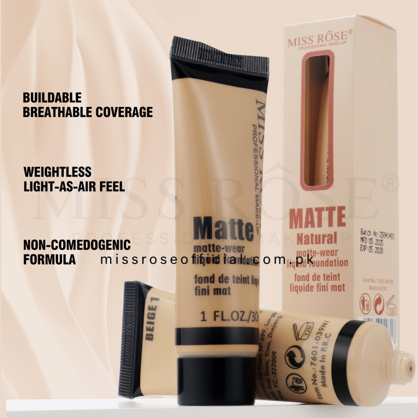 Full Coverage Matte Foundation