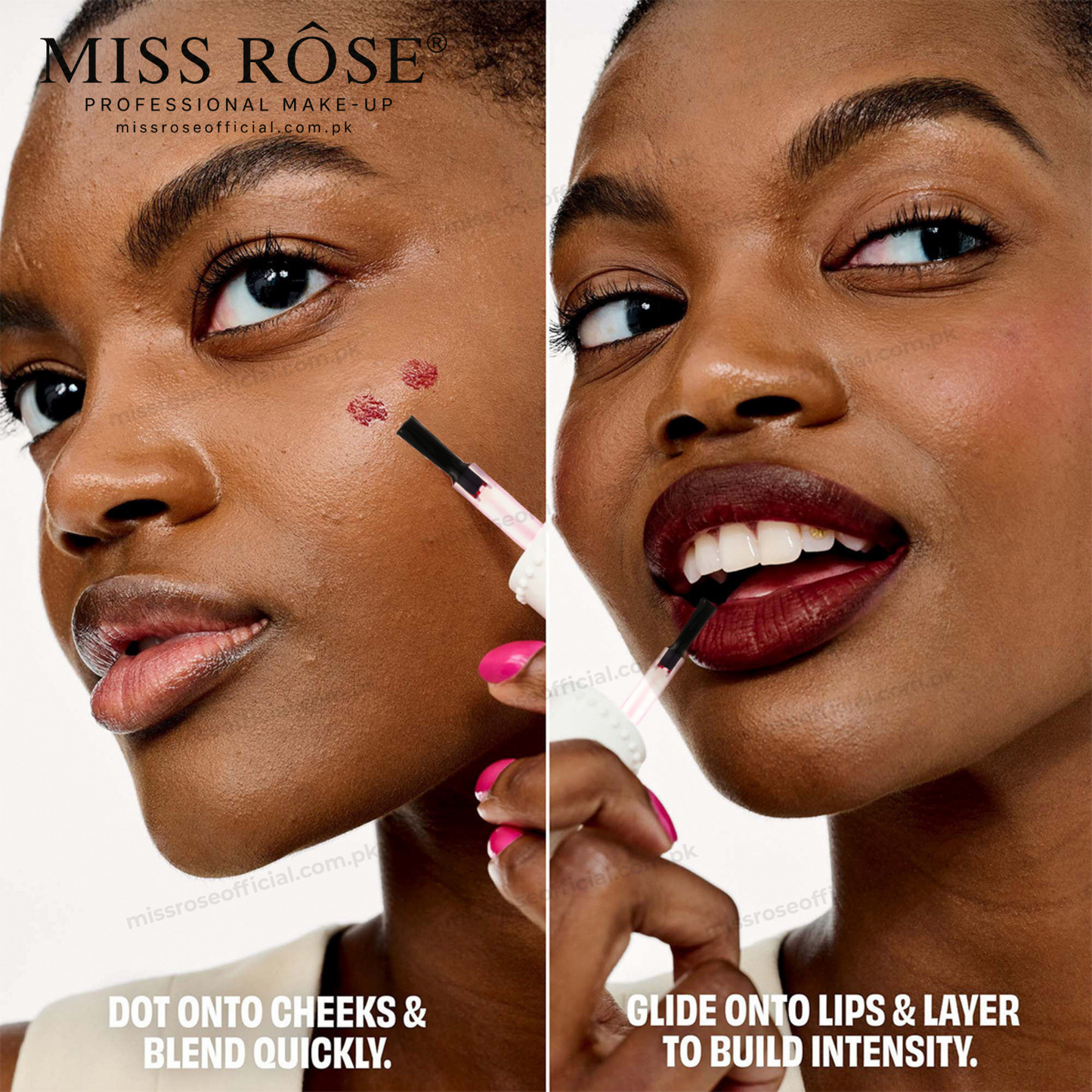 MISS RÔSE® LIP TINT 2 IN 1