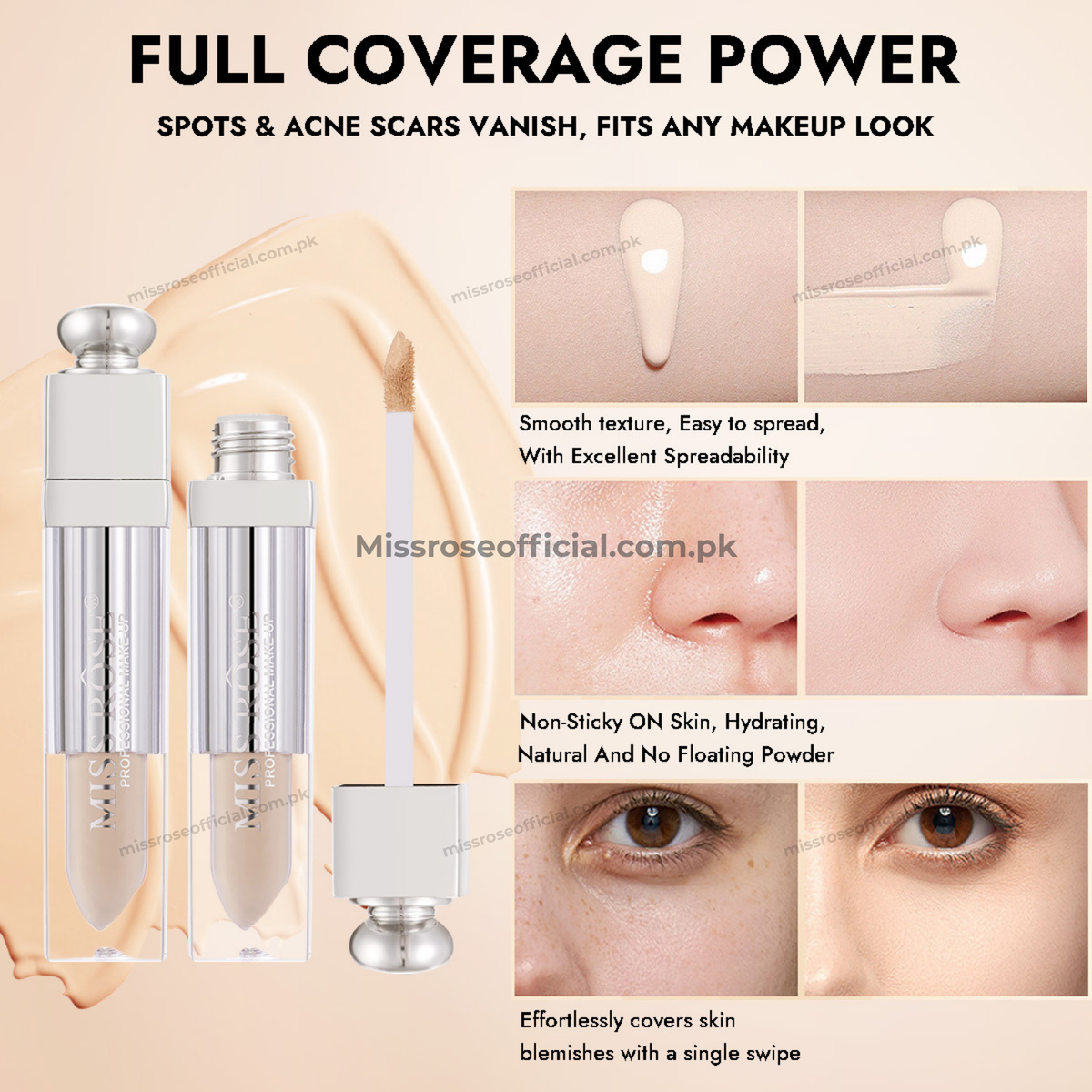 MISS RÔSE® Hold Makeup Concealer