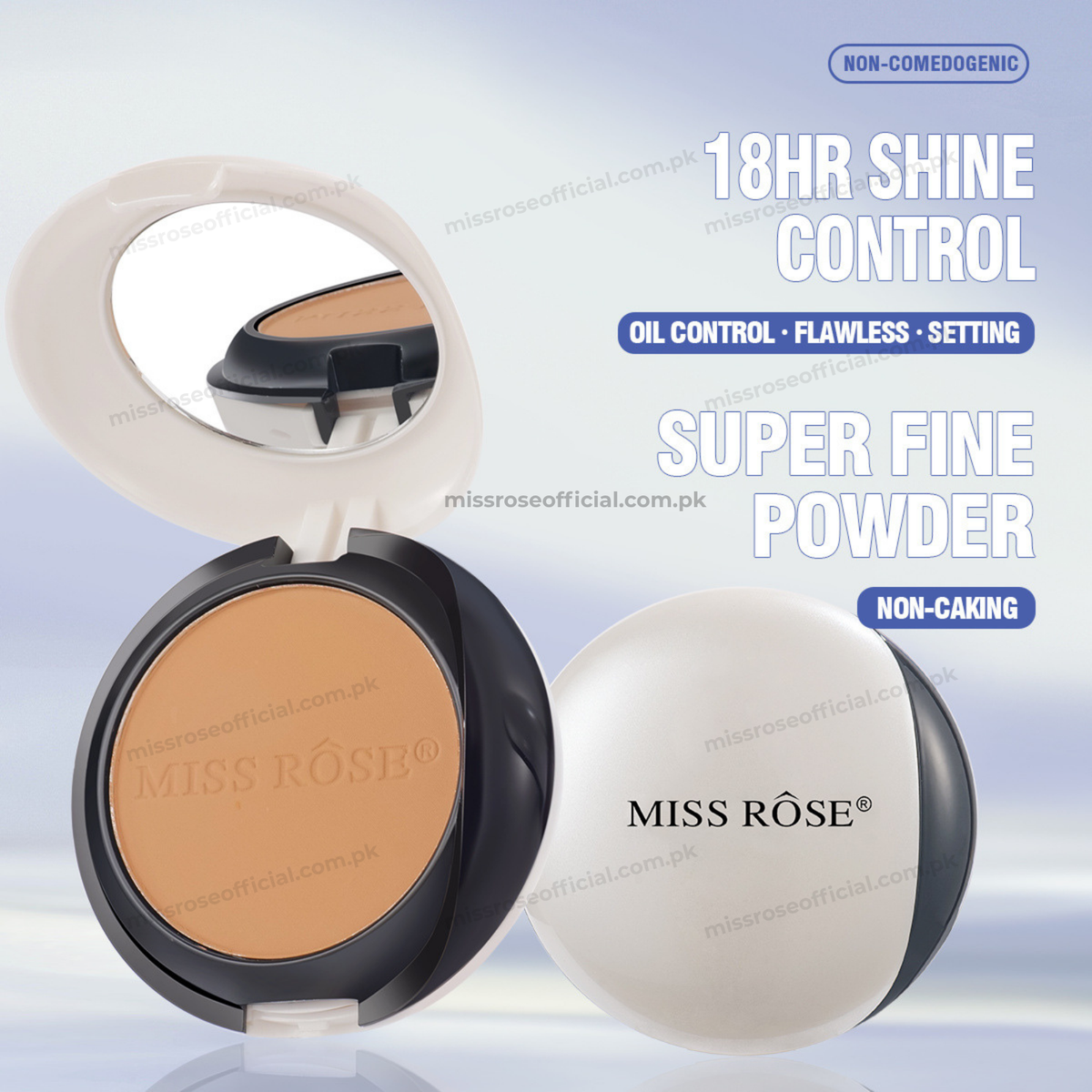 MISS RÔSE 2-in-1 Dual Tone Compact Powder
