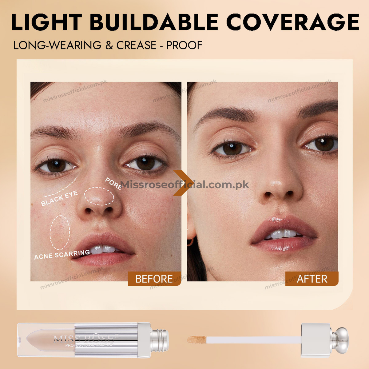 MISS RÔSE® Hold Makeup Concealer