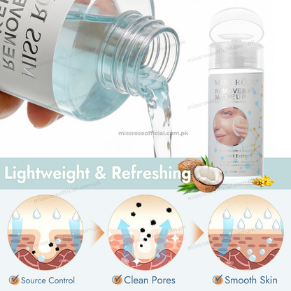 Miss Rose Makeup Remover Cleanses & Hydrates