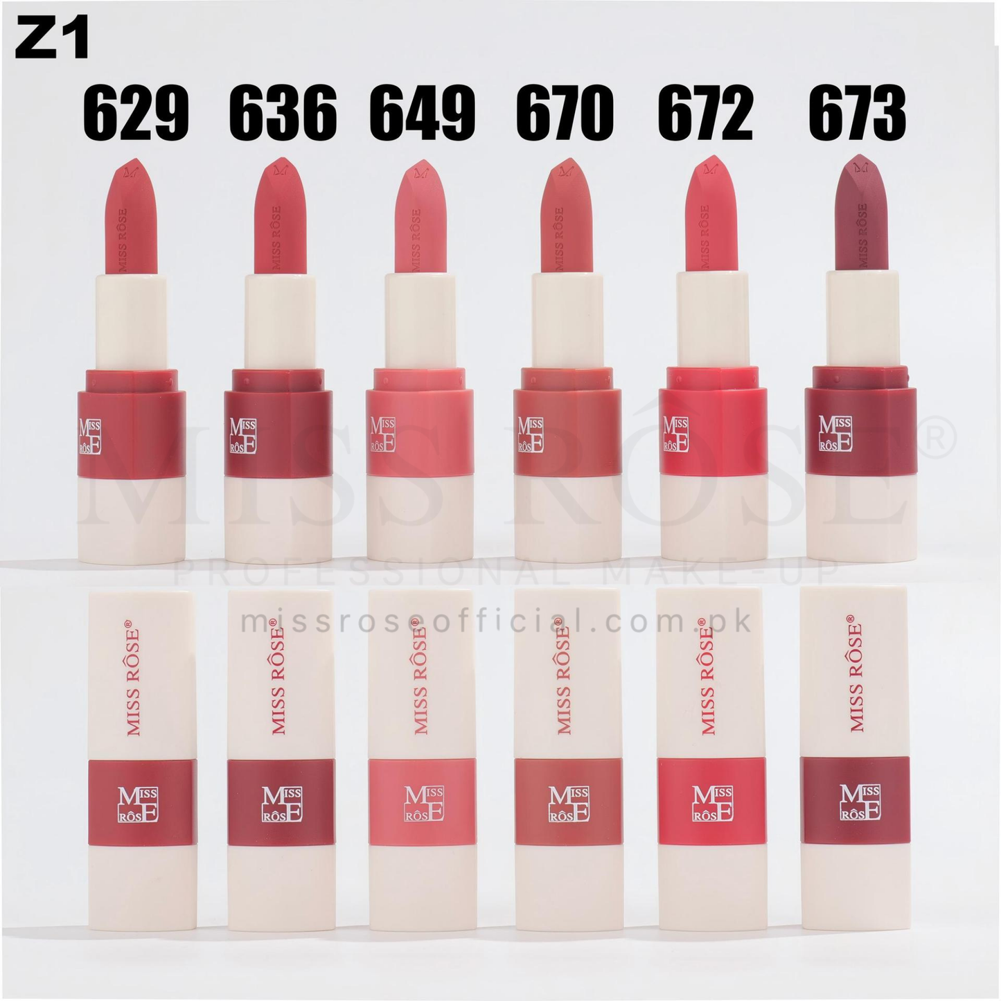 Azure Sky & Vermilion Lipstick