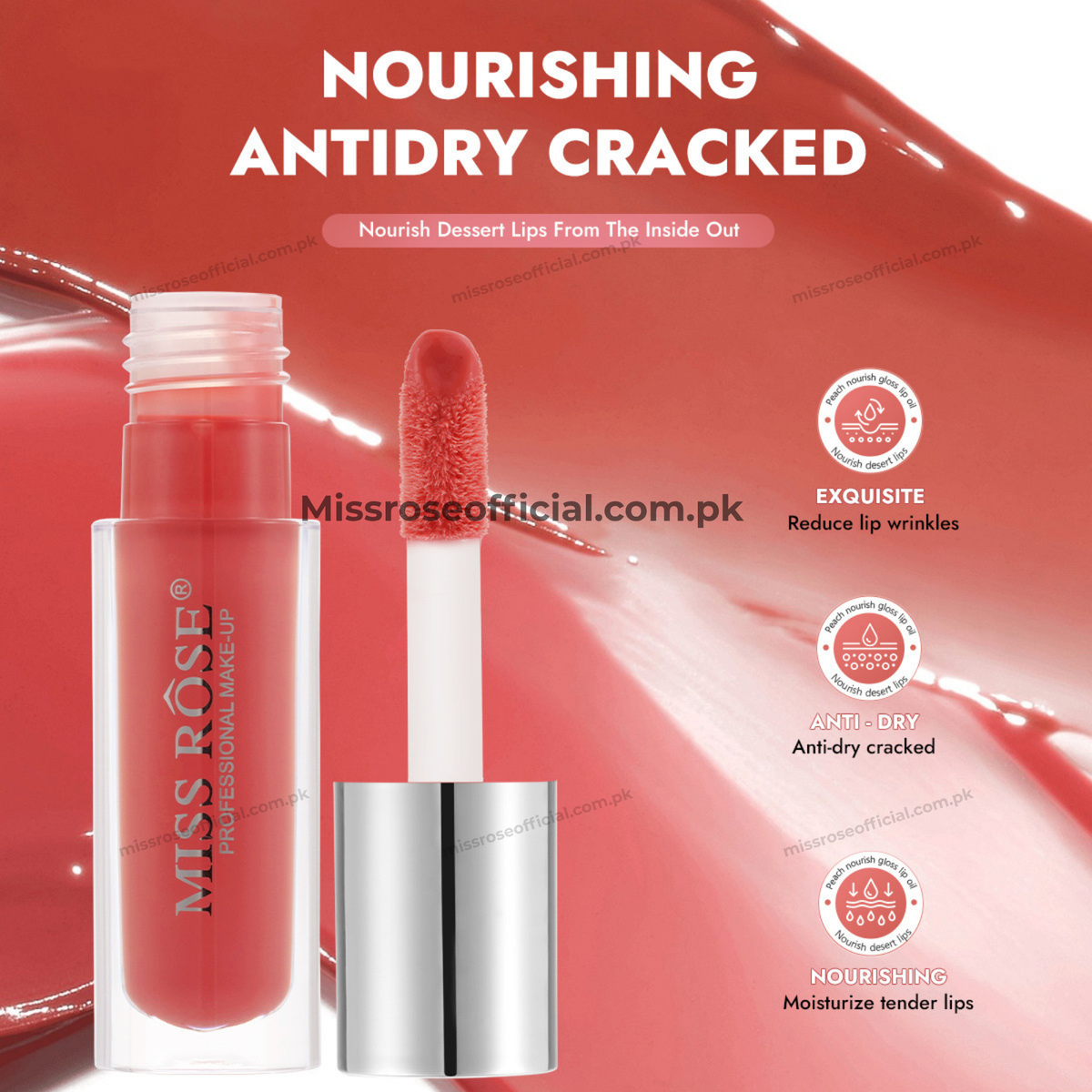 MISS RÔSE® Gloss Embrace Moisturizing Lip Comfort Essential Serum